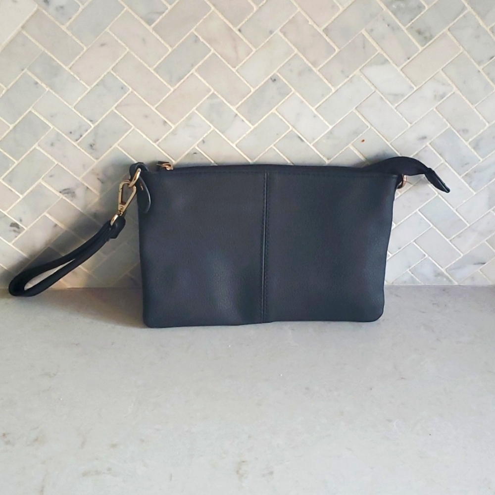 NWOT Charming Charlie Black Wristlet
